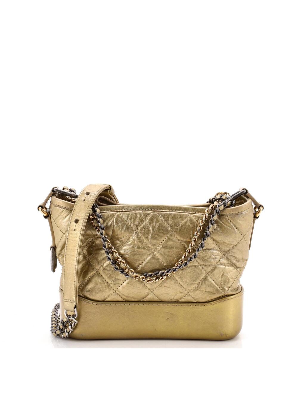 Chanel Gabrielle Hobo Quilted Metallic #323028C17B